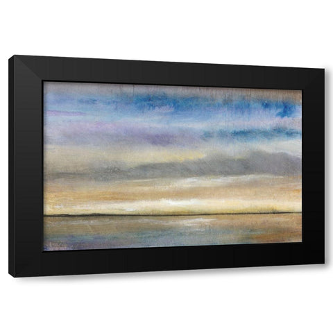 Evening Calm I Black Modern Wood Framed Art Print with Double Matting by OToole, Tim