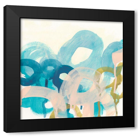 Filament II Black Modern Wood Framed Art Print by Vess, June Erica