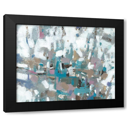 Bits and Pieces II Black Modern Wood Framed Art Print by OToole, Tim