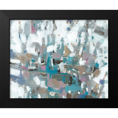 Bits and Pieces II Black Modern Wood Framed Art Print by OToole, Tim