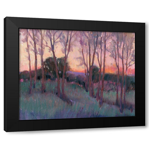 Morning Light II Black Modern Wood Framed Art Print with Double Matting by OToole, Tim