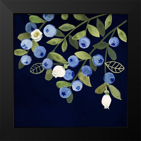 Fresh Fruit VI Black Modern Wood Framed Art Print by Borges, Victoria