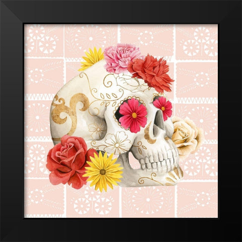 Fiesta de la Vida Muertos I Black Modern Wood Framed Art Print by Popp, Grace