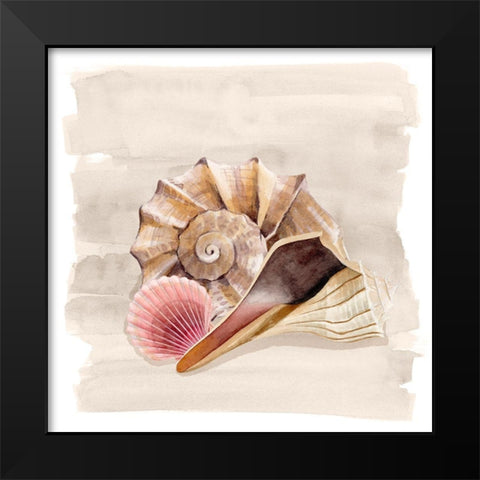 Ocean Keepsake II Black Modern Wood Framed Art Print by Popp, Grace