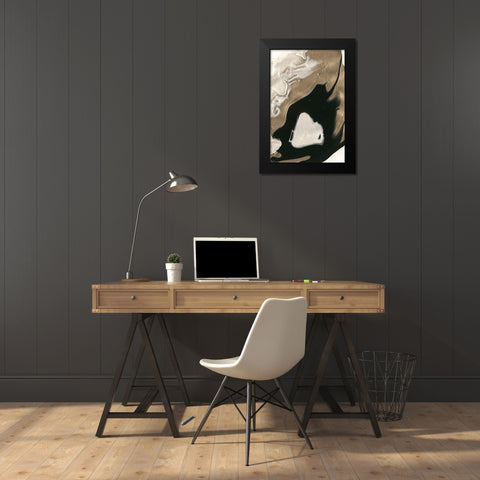 Will o the Wisp I Black Modern Wood Framed Art Print by Ludwig, Alicia