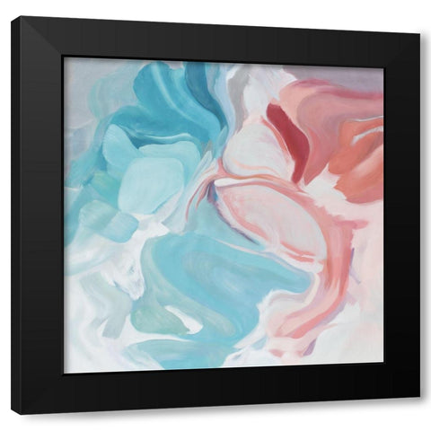 Environmental Vibrations I Black Modern Wood Framed Art Print with Double Matting by Orlov, Irena