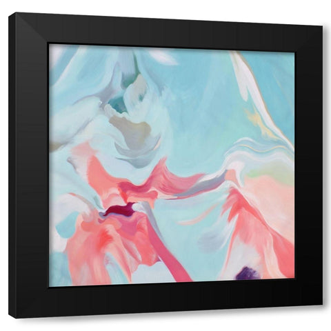 Environmental Vibrations II Black Modern Wood Framed Art Print by Orlov, Irena