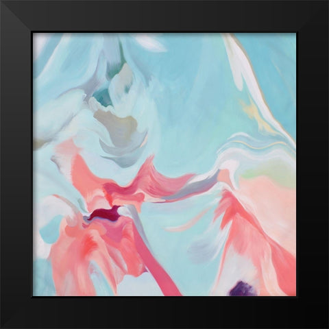 Environmental Vibrations II Black Modern Wood Framed Art Print by Orlov, Irena