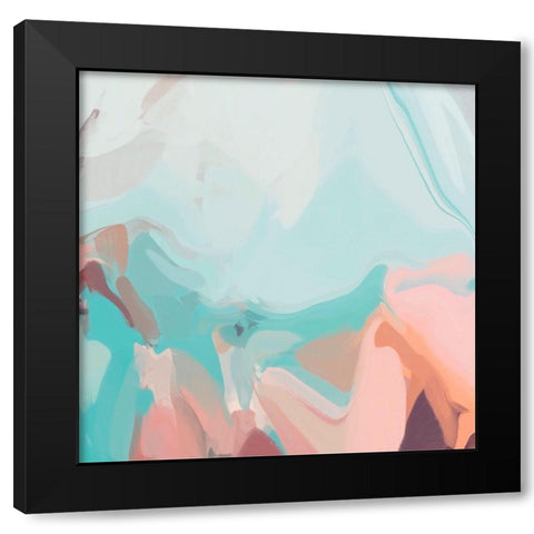 Jet Stream Black Modern Wood Framed Art Print by Orlov, Irena
