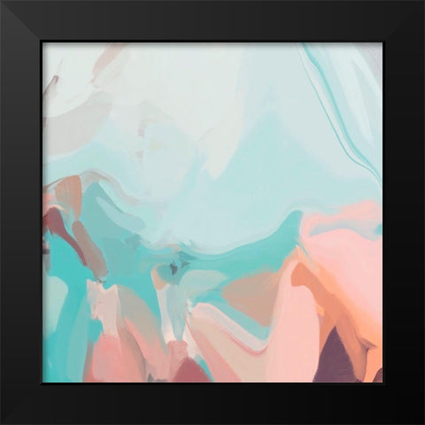 Jet Stream Black Modern Wood Framed Art Print by Orlov, Irena