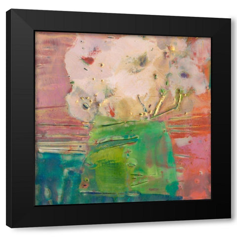 Lucira II Black Modern Wood Framed Art Print with Double Matting by Jachimiec, Sue