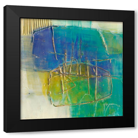 Perched I Black Modern Wood Framed Art Print by Jachimiec, Sue