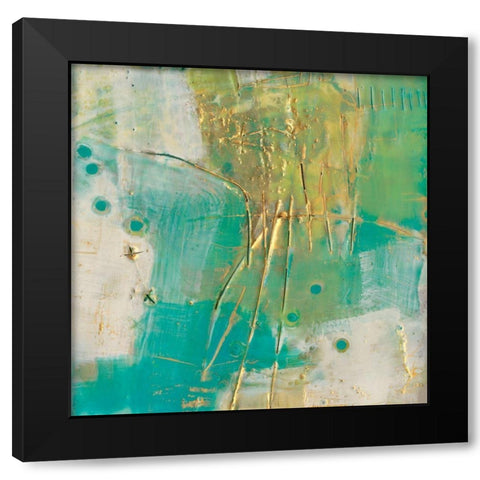 Moira III Black Modern Wood Framed Art Print with Double Matting by Jachimiec, Sue