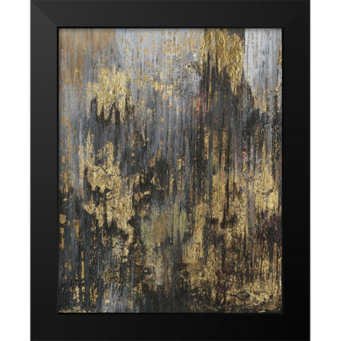 Rain or Shine I Black Modern Wood Framed Art Print by Liama, Lily