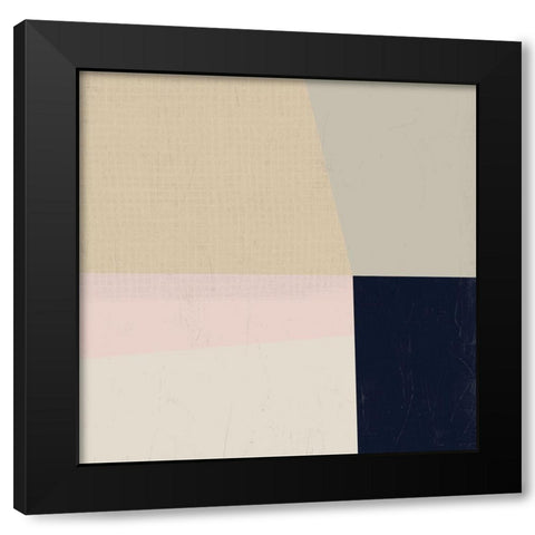 Color Plain II Black Modern Wood Framed Art Print by Vess, June Erica