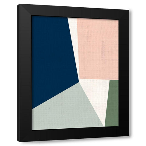 Steppe I Black Modern Wood Framed Art Print by Vess, June Erica