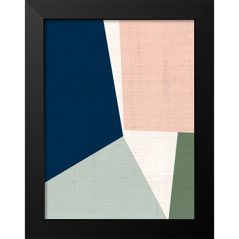 Steppe I Black Modern Wood Framed Art Print by Vess, June Erica