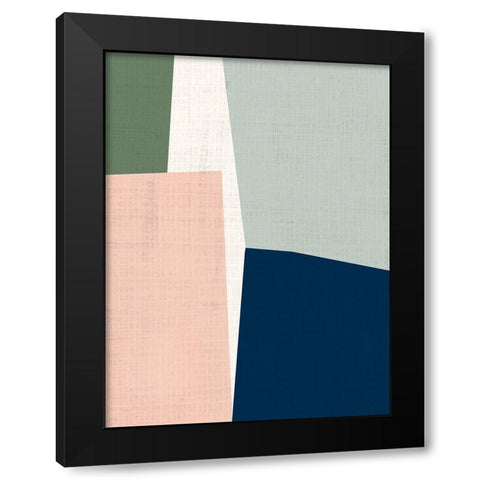 Steppe II Black Modern Wood Framed Art Print by Vess, June Erica