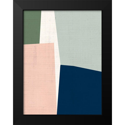 Steppe II Black Modern Wood Framed Art Print by Vess, June Erica