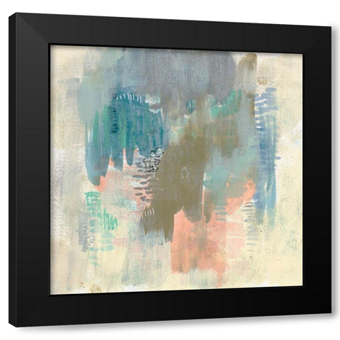 Sweet Layers II Black Modern Wood Framed Art Print with Double Matting by Goldberger, Jennifer