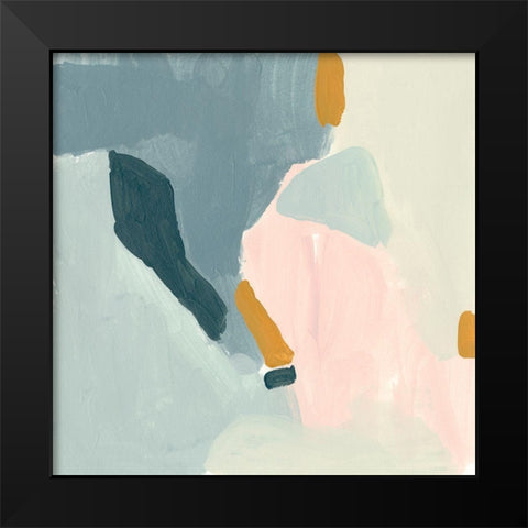 Muted Compostition I Black Modern Wood Framed Art Print by Goldberger, Jennifer