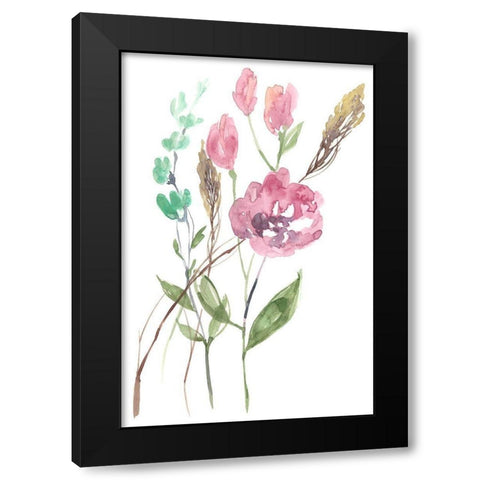 Late Season Bouquet II Black Modern Wood Framed Art Print with Double Matting by Goldberger, Jennifer