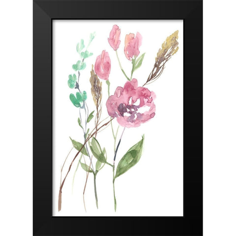 Late Season Bouquet II Black Modern Wood Framed Art Print by Goldberger, Jennifer