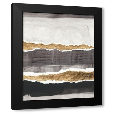 Greystone I Black Modern Wood Framed Art Print with Double Matting by Vanna Lam