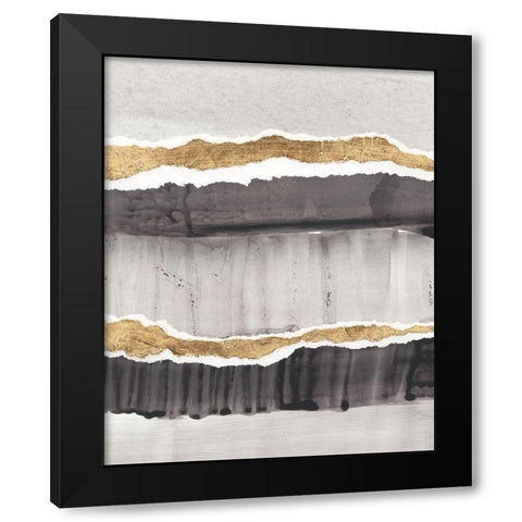 Greystone II Black Modern Wood Framed Art Print with Double Matting by Vanna Lam