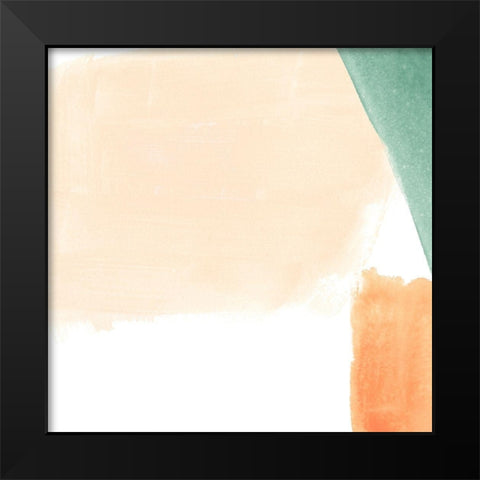 Color Swatch I Black Modern Wood Framed Art Print by Vess, June Erica