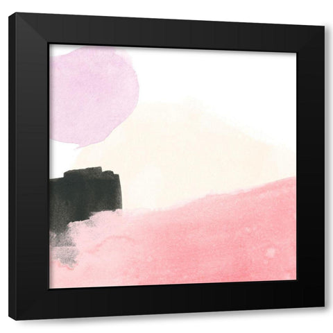 Color Swatch IV Black Modern Wood Framed Art Print with Double Matting by Vess, June Erica