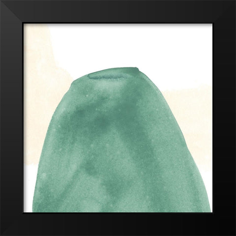 Color Swatch V Black Modern Wood Framed Art Print by Vess, June Erica