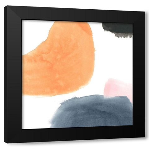 Color Swatch VI Black Modern Wood Framed Art Print by Vess, June Erica