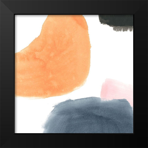 Color Swatch VI Black Modern Wood Framed Art Print by Vess, June Erica