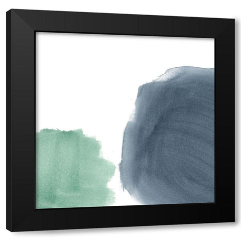 Color Swatch VII Black Modern Wood Framed Art Print by Vess, June Erica