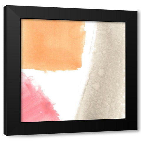 Color Swatch VIII Black Modern Wood Framed Art Print by Vess, June Erica
