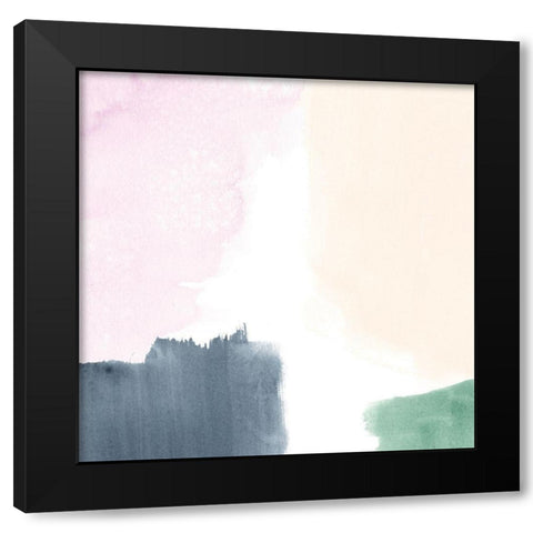 Color Swatch IX Black Modern Wood Framed Art Print with Double Matting by Vess, June Erica