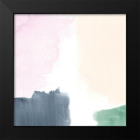 Color Swatch IX Black Modern Wood Framed Art Print by Vess, June Erica