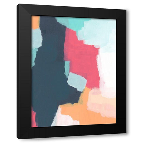 Sychronicity I Black Modern Wood Framed Art Print with Double Matting by Vess, June Erica