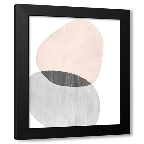 Shifting Spheres I Black Modern Wood Framed Art Print with Double Matting by Popp, Grace