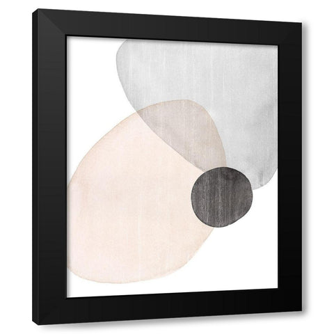 Shifting Spheres IV Black Modern Wood Framed Art Print with Double Matting by Popp, Grace