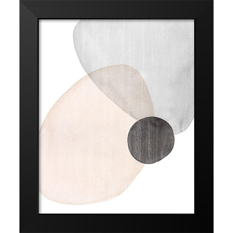 Shifting Spheres IV Black Modern Wood Framed Art Print by Popp, Grace