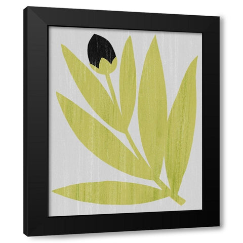 Flower Cutting I Black Modern Wood Framed Art Print by Popp, Grace