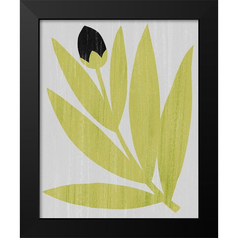 Flower Cutting I Black Modern Wood Framed Art Print by Popp, Grace