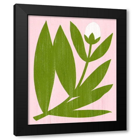 Flower Cutting III Black Modern Wood Framed Art Print by Popp, Grace