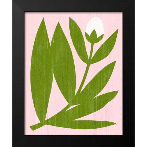 Flower Cutting III Black Modern Wood Framed Art Print by Popp, Grace