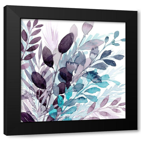 Crystallized Flora I Black Modern Wood Framed Art Print by Popp, Grace