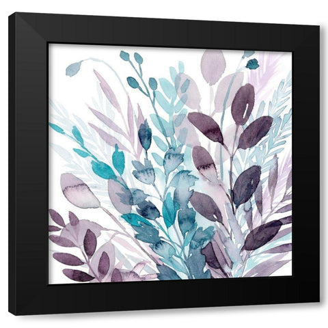 Crystallized Flora II Black Modern Wood Framed Art Print by Popp, Grace