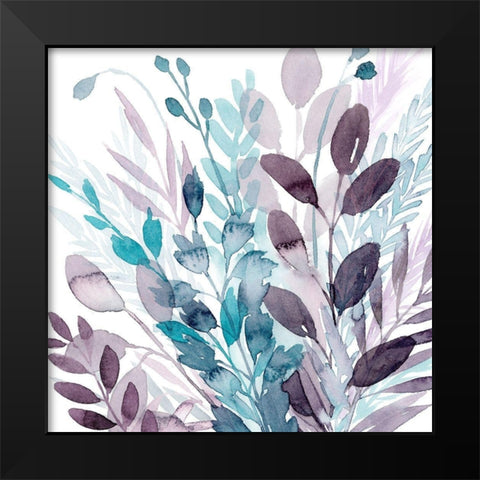 Crystallized Flora II Black Modern Wood Framed Art Print by Popp, Grace
