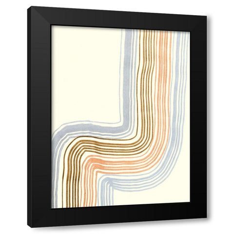 Imperfect Lines I Black Modern Wood Framed Art Print by Ludwig, Alicia